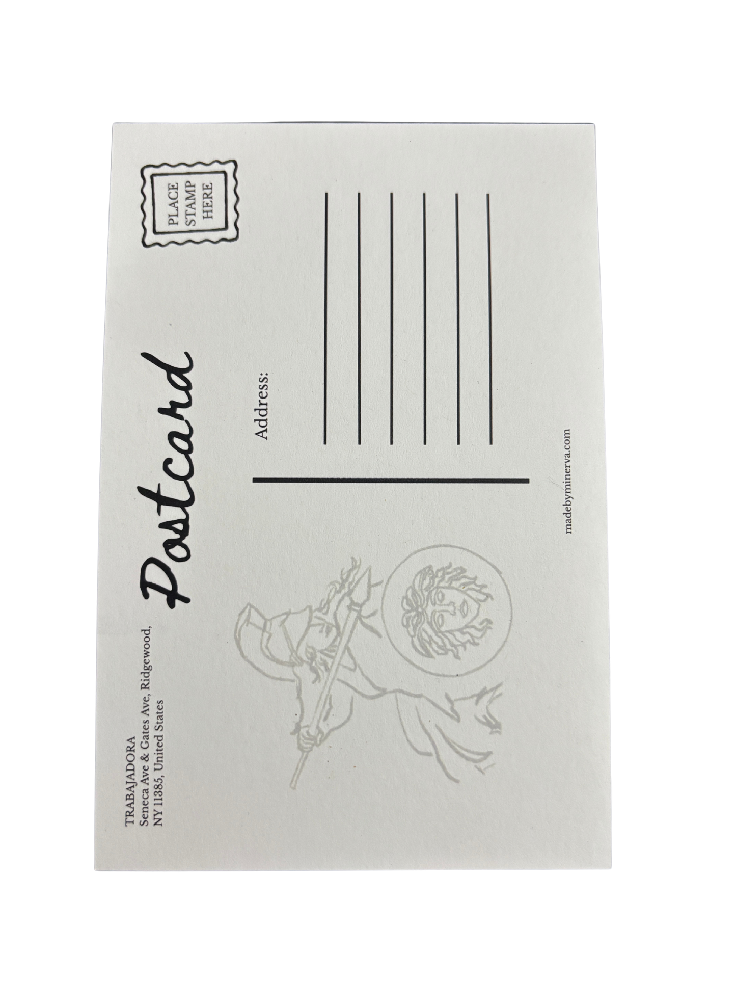 Trabajadora Postcard