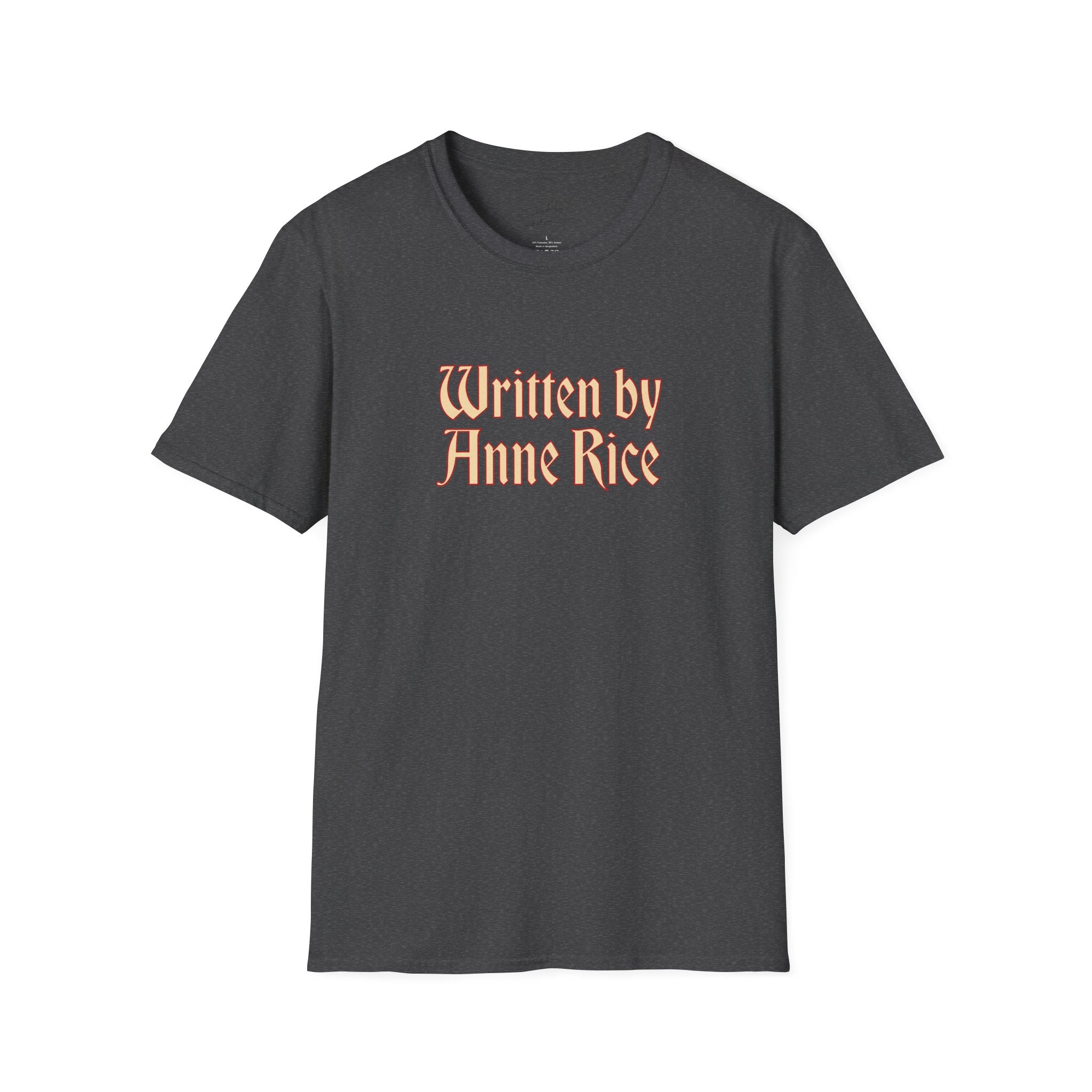 Written by Anne Rice T-Shirt - beige lettering