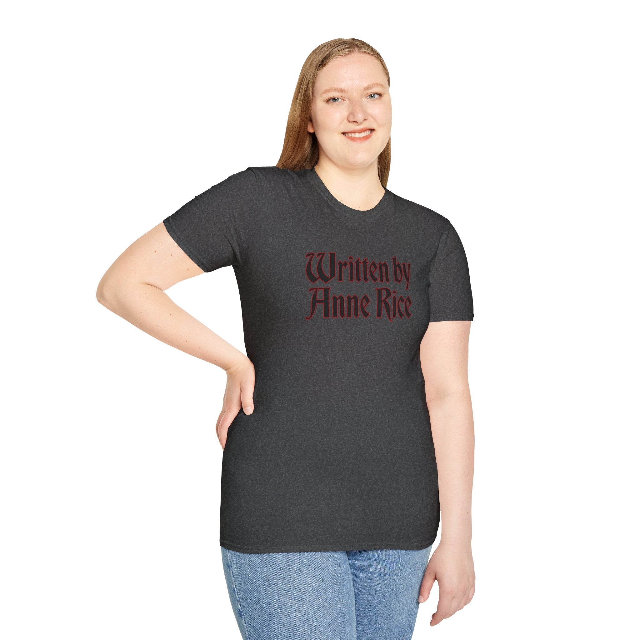 Written by Anne Rice T-Shirt - black lettering