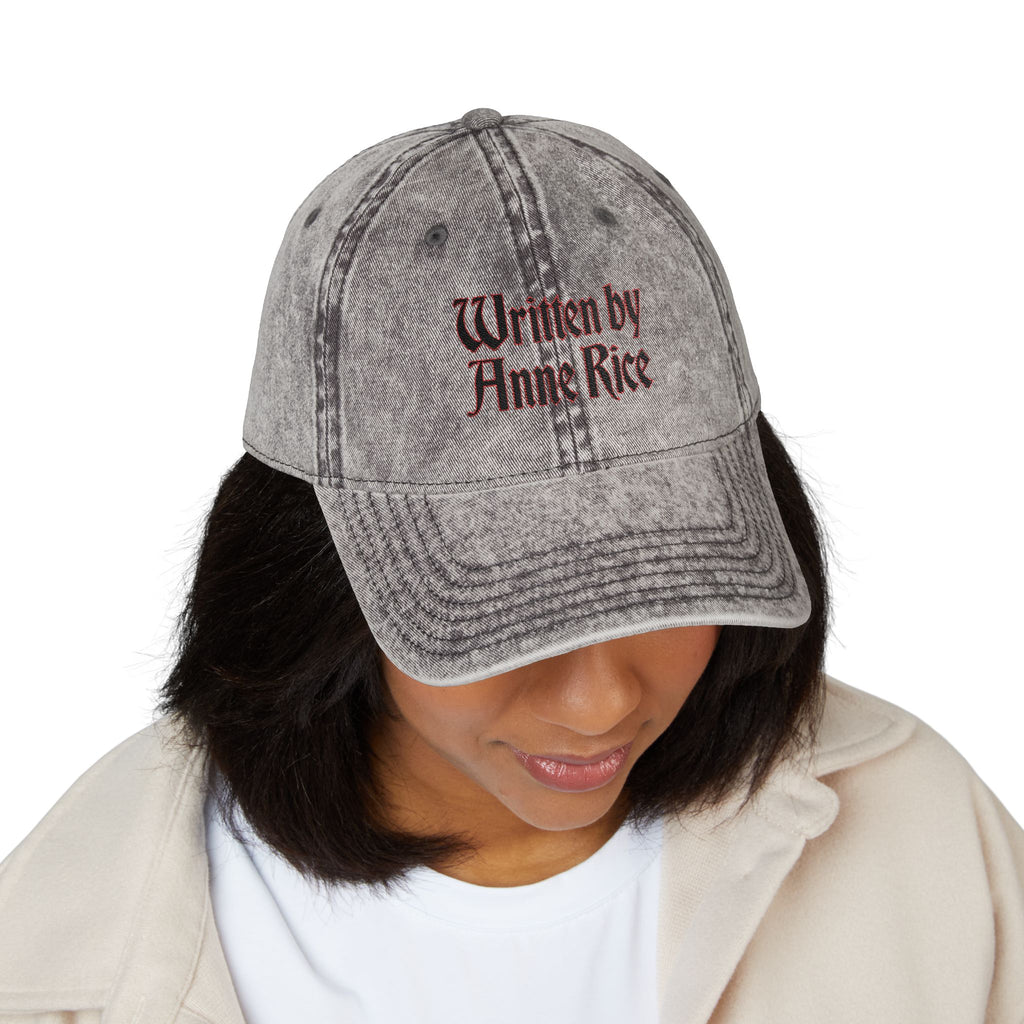 Written by Anne Rice Hat | Embroidered