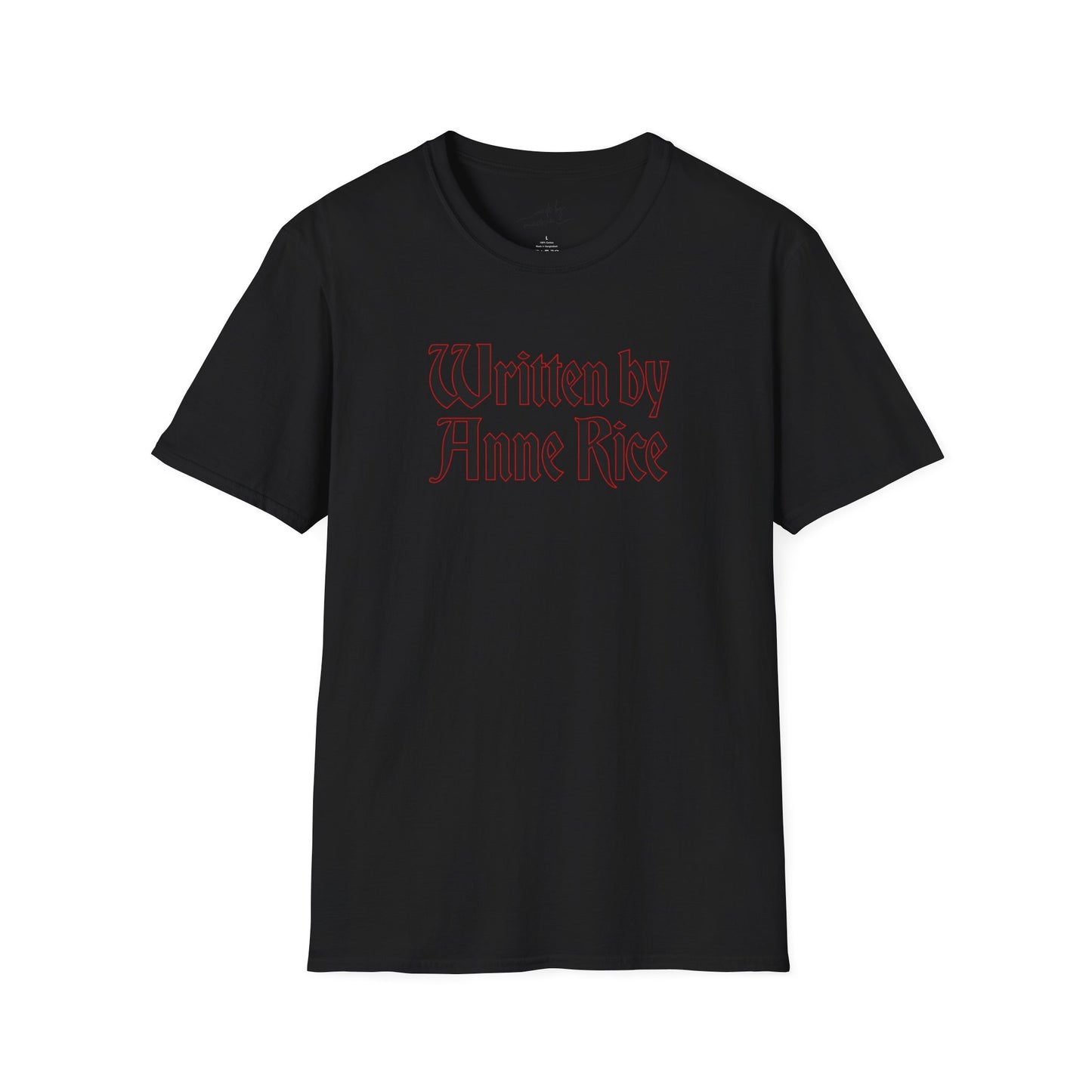 Written by Anne Rice T-Shirt - black lettering