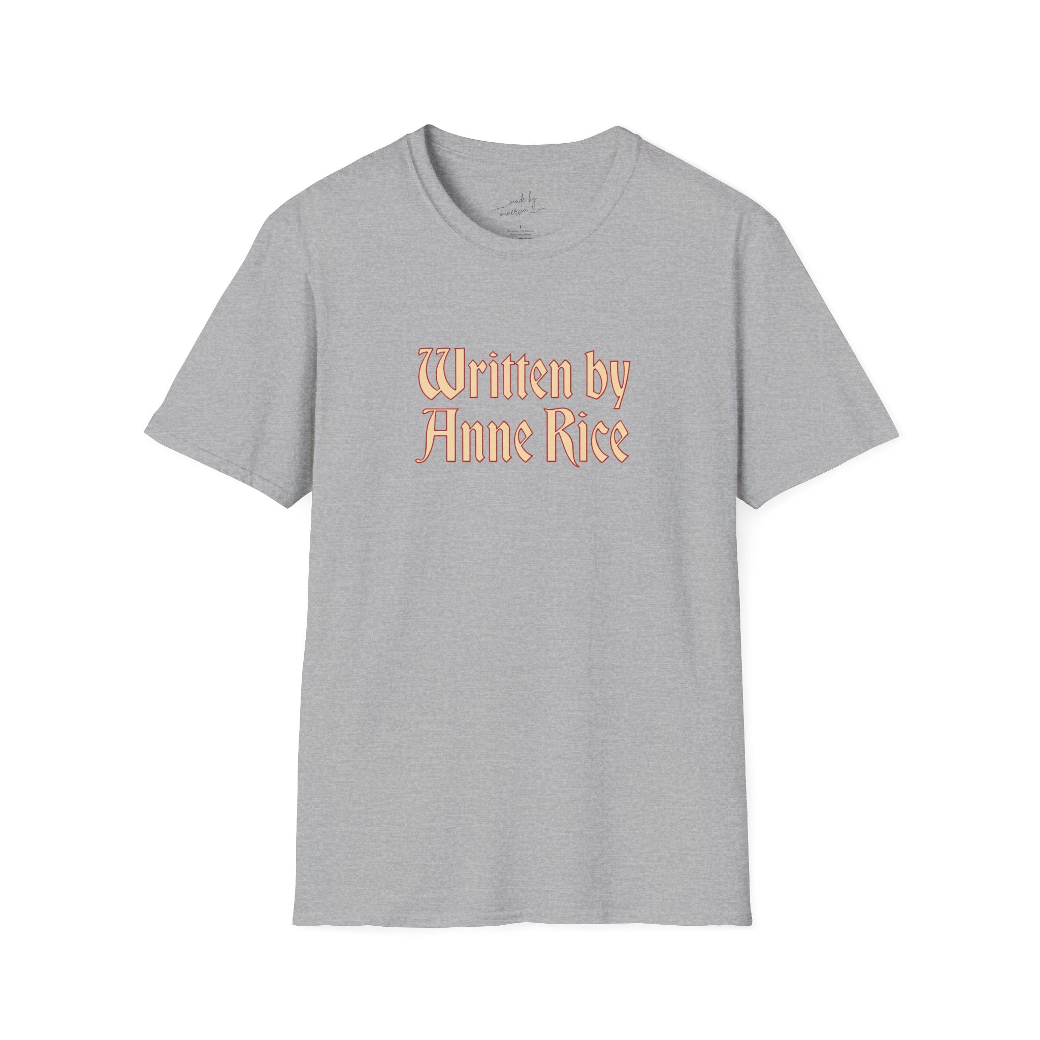 Written by Anne Rice T-Shirt - beige lettering