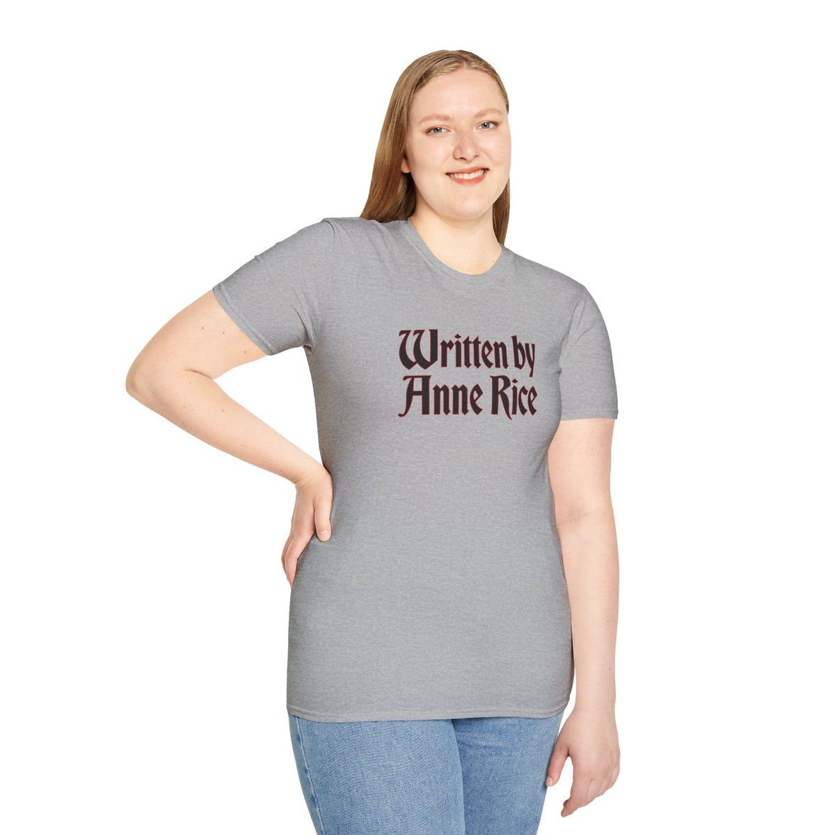 Written by Anne Rice T-Shirt - black lettering