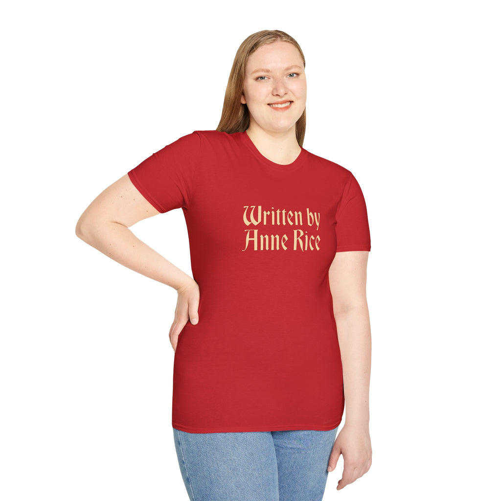 Written by Anne Rice T-Shirt - beige lettering