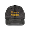 Written by Anne Rice Hat | Embroidered - Yellow lettering