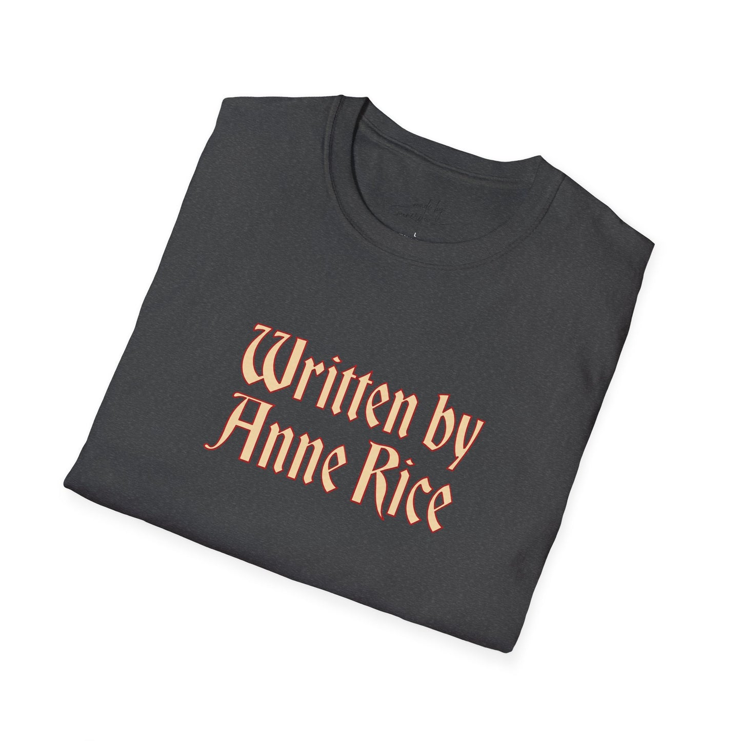 Written by Anne Rice T-Shirt - beige lettering