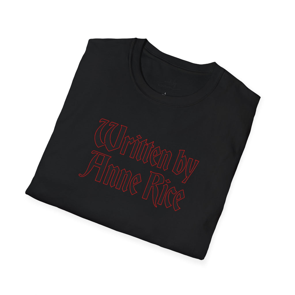 Written by Anne Rice T-Shirt - black lettering