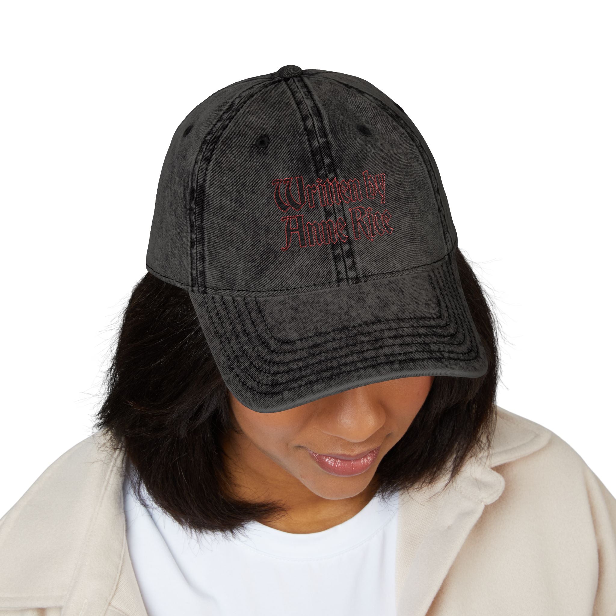 Written by Anne Rice Hat | Embroidered