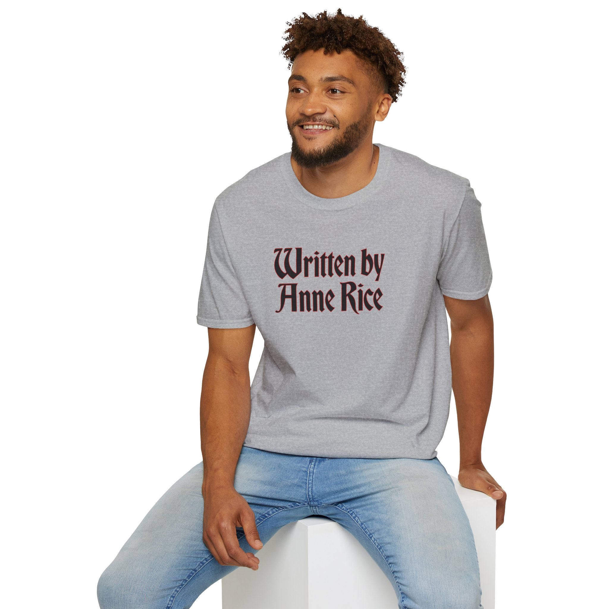 Written by Anne Rice T-Shirt - black lettering