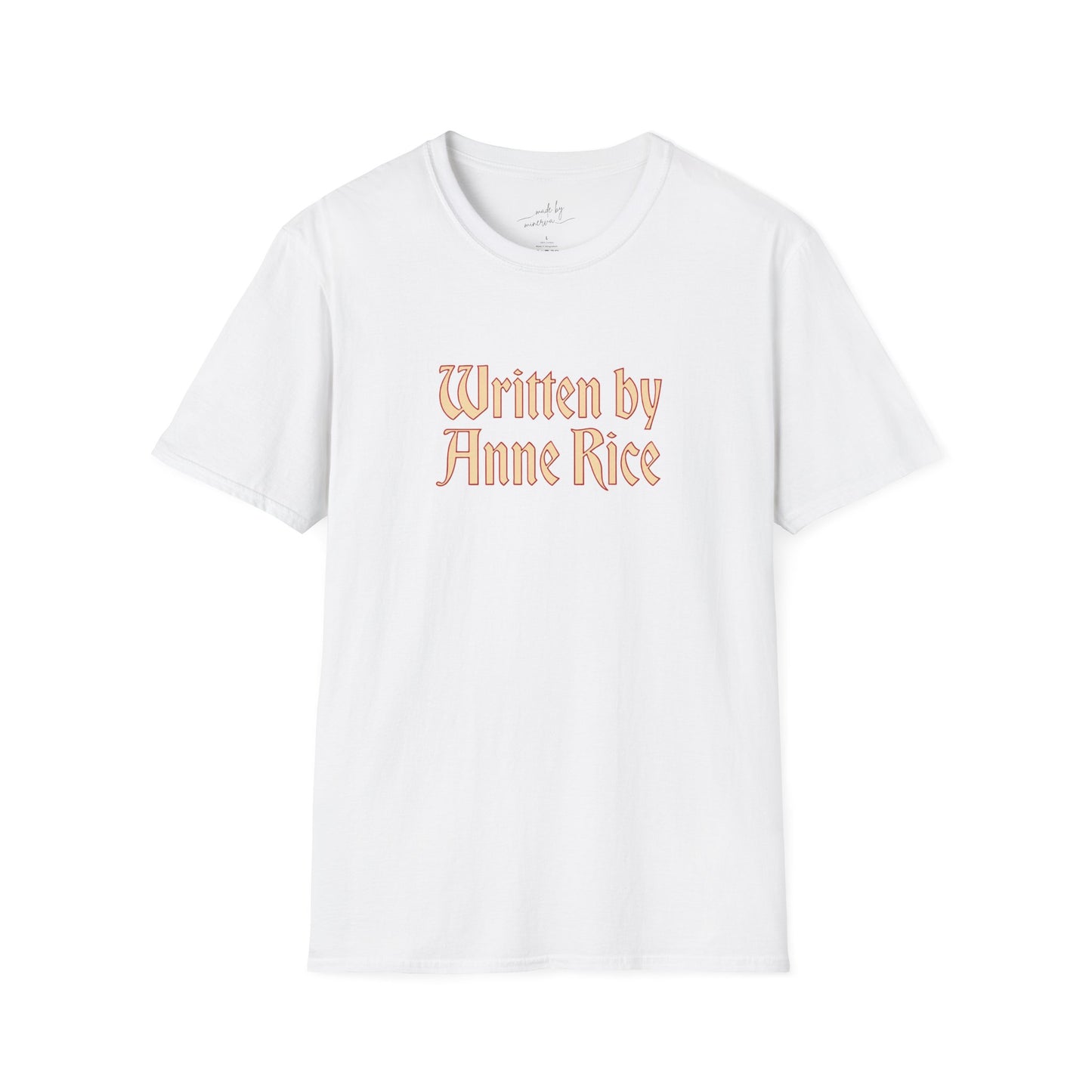 Written by Anne Rice T-Shirt - beige lettering