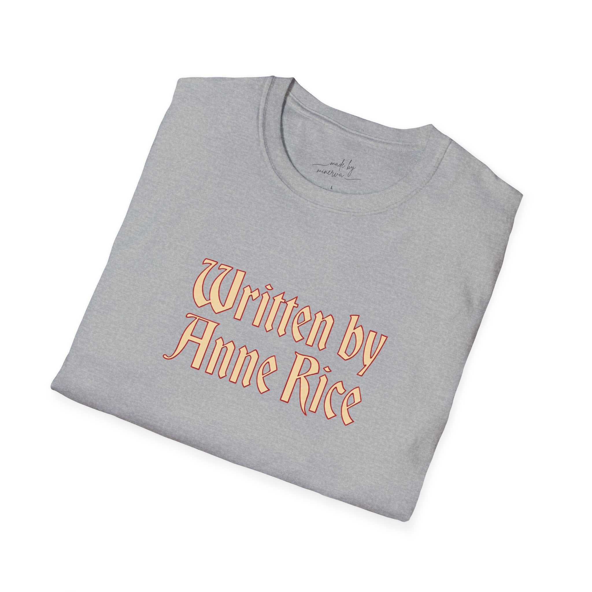 Written by Anne Rice T-Shirt - beige lettering