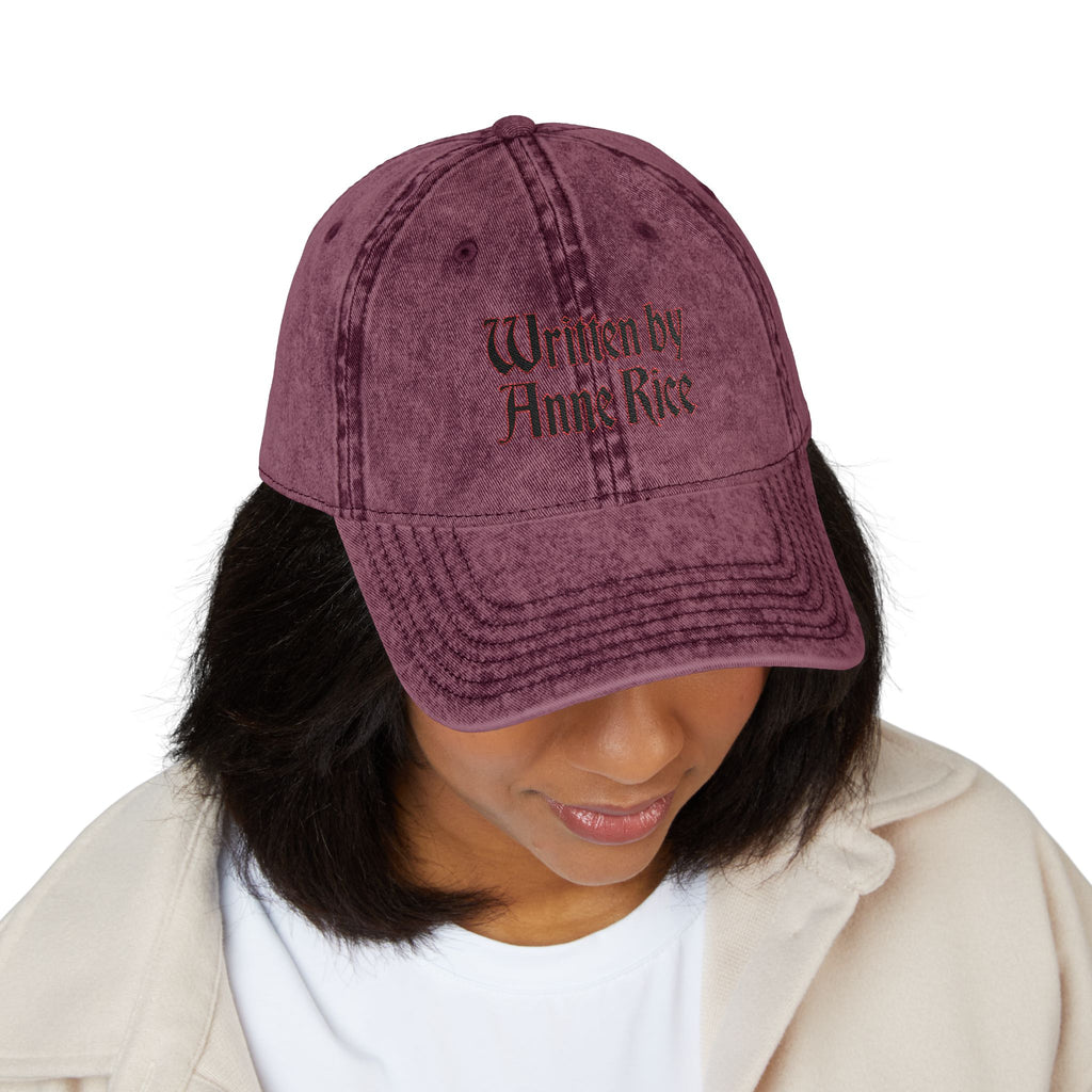 Written by Anne Rice Hat | Embroidered