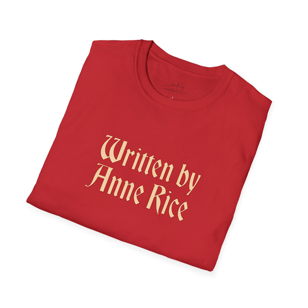 Written by Anne Rice T-Shirt - beige lettering