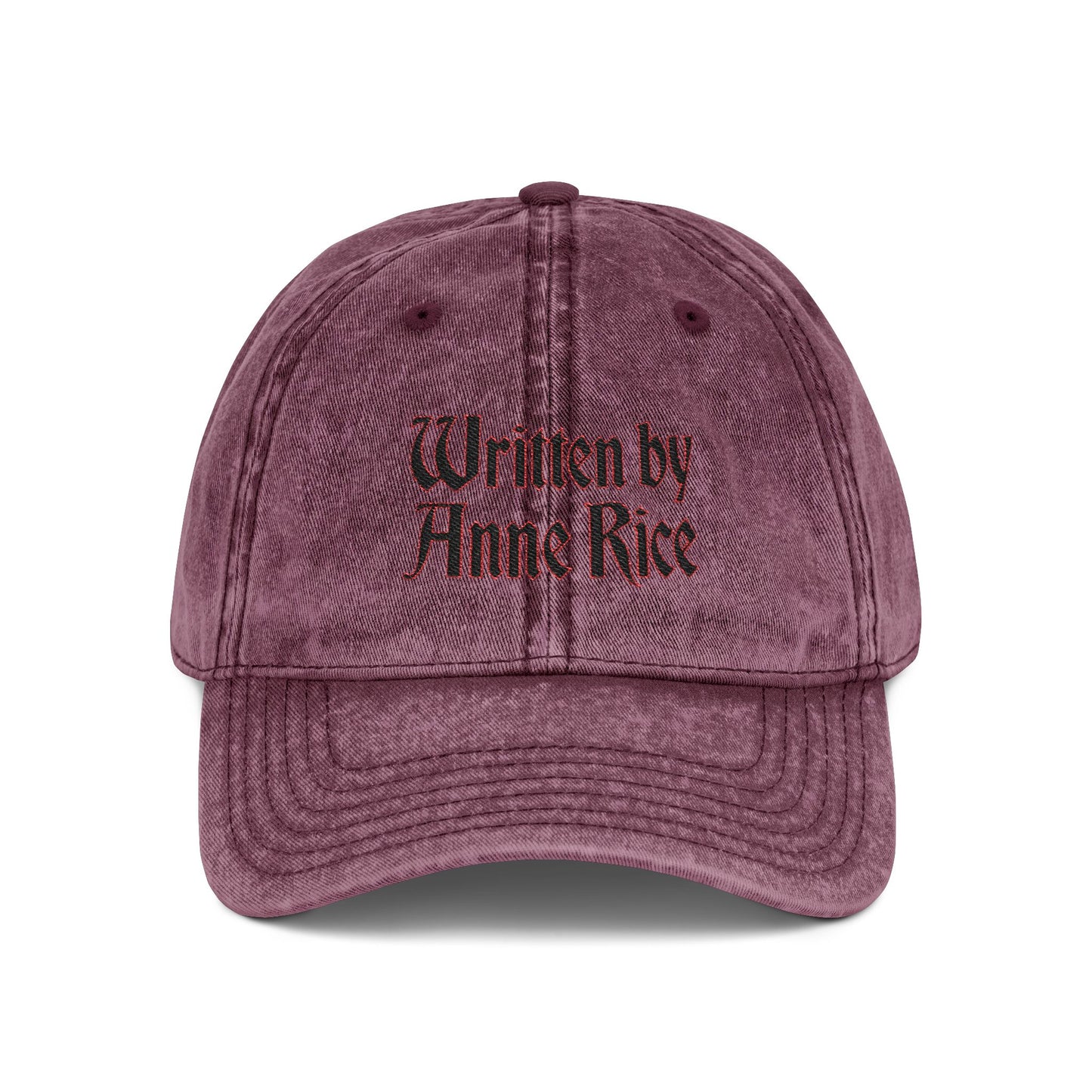 Written by Anne Rice Hat | Embroidered