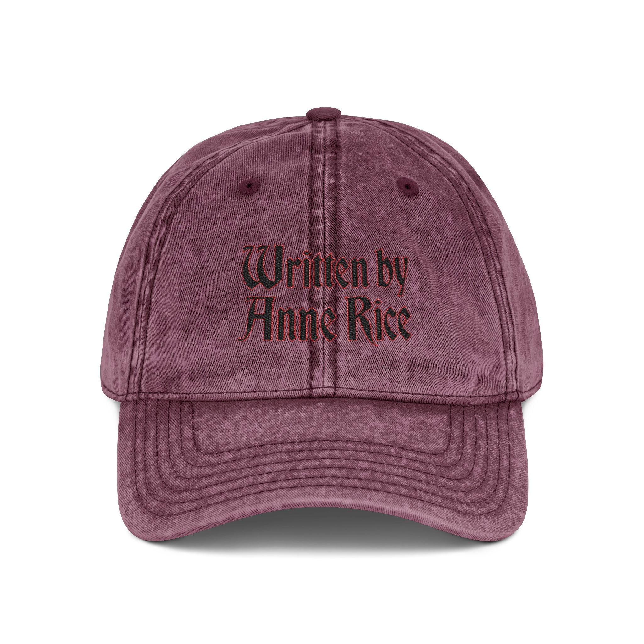 Written by Anne Rice Hat | Embroidered