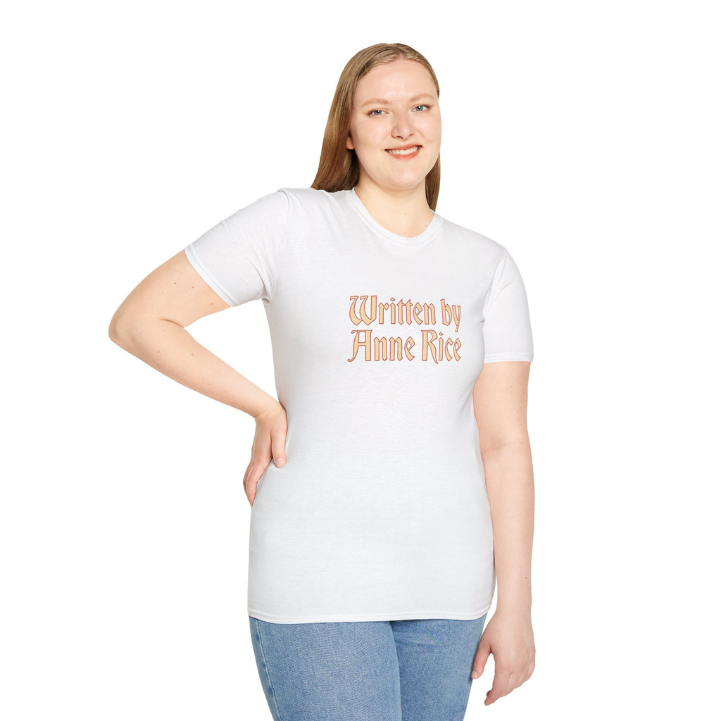 Written by Anne Rice T-Shirt - beige lettering