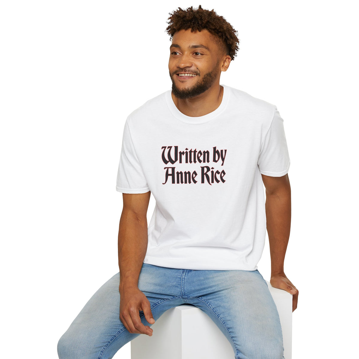 Written by Anne Rice T-Shirt - black lettering