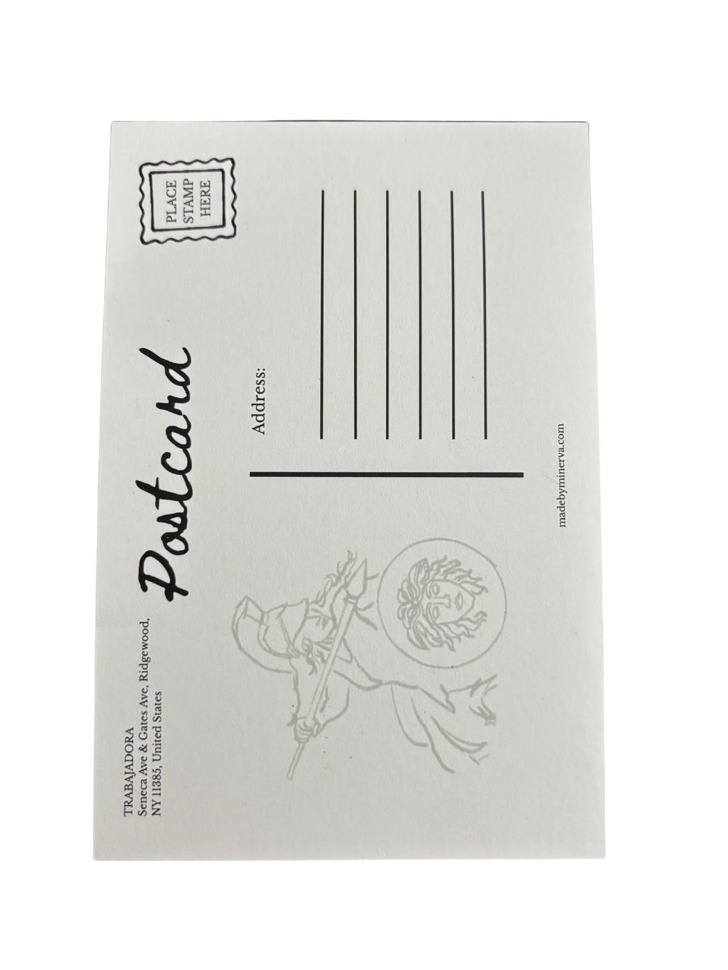 Trabajadora Postcard